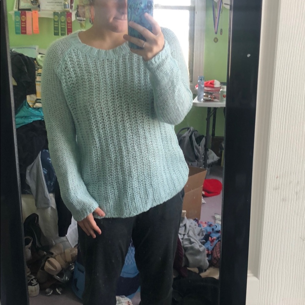 Big knit sweater